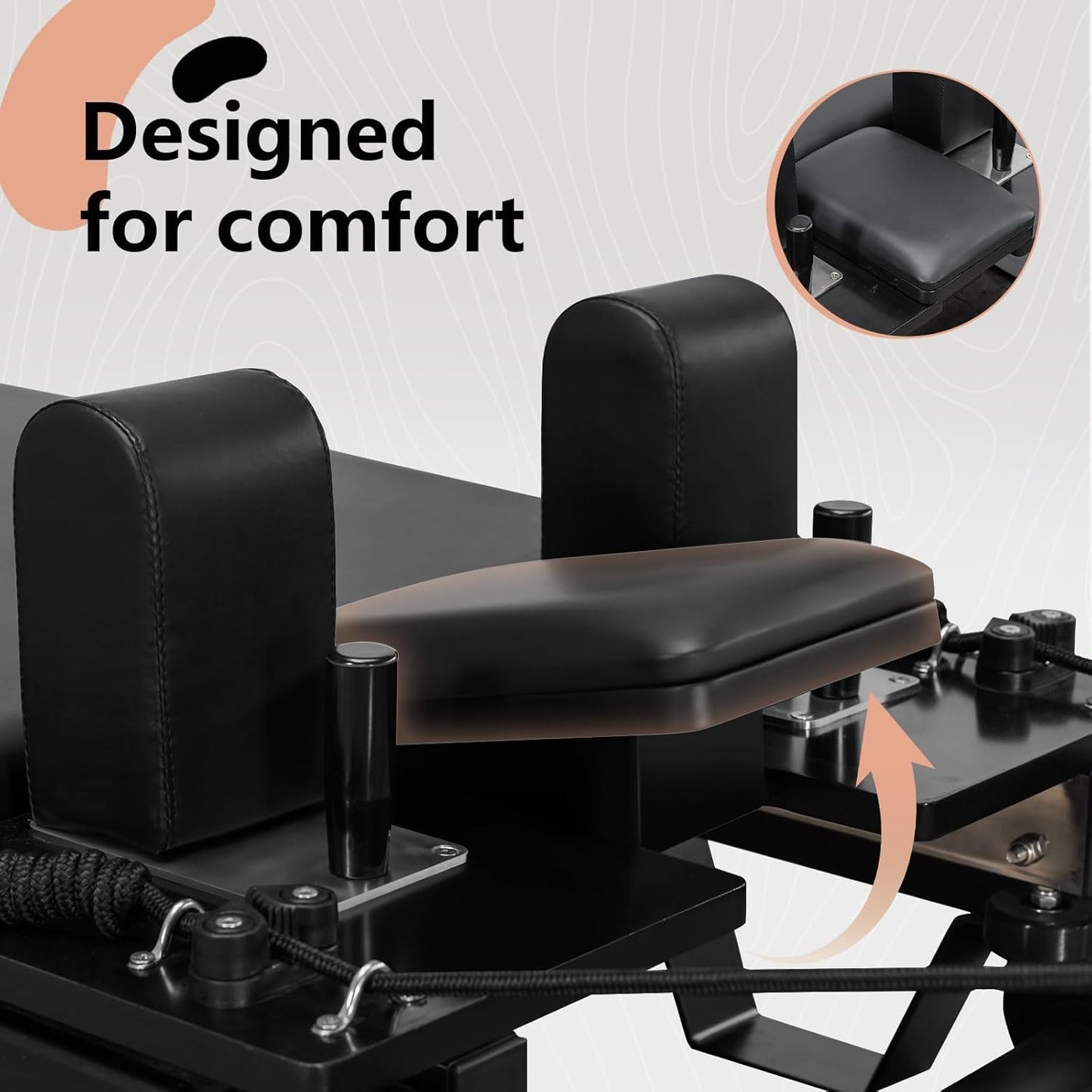Pilates Reformer Machine, Foldable Pilates Machine for Home and Studio