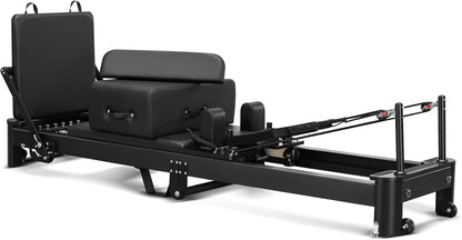 Pilates Reformer Machine, Foldable Pilates Machine for Home and Studio